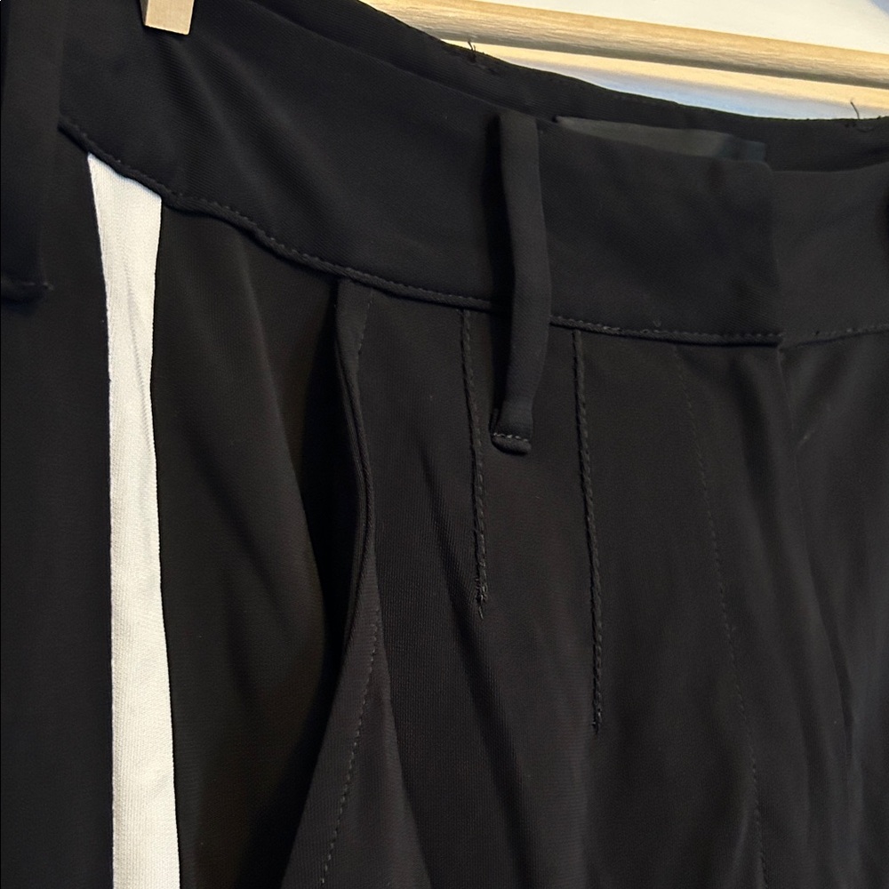 Calvin Rucker Black and White Straight Leg Pants with pockets NWT - Picture 3 of 13